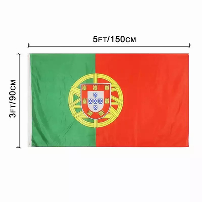 Van de Polyesterportugal van douane3x5 Voet Vlaggen 100% de Nationale Vlag Alle Vlaggen van Landen